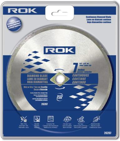 Diamond Blade, Continuous Rim, 7