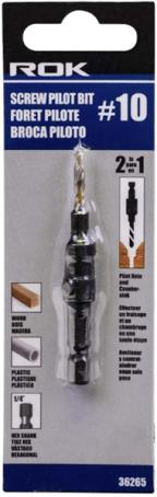 Pilot Drill, for #10 Wood Screw, ROK Screw Starter