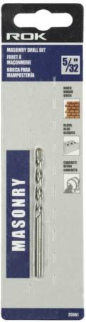 Drill Bit, Masonry, Rotary-Only, 5/32
