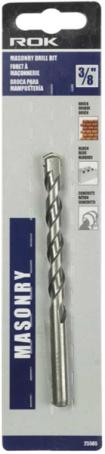 Drill Bit, Masonry, Rotary-Only, 3/8