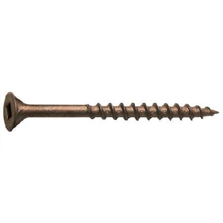 Deck Screw, Brown, #10 x 5