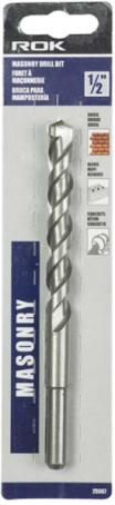 Drill Bit, Masonry, Rotary-Only, 1/2