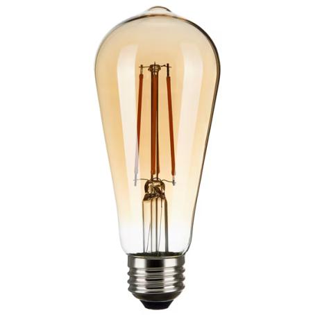 Light Bulb, LED, Vintage ST19, 5 Watt, Warm White, Dimmable, 1/pkg, Electrimart