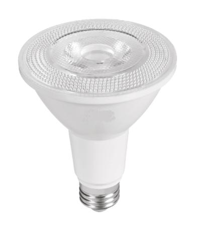 Light Bulb, LED, Reflector PAR30, 10 Watt, Warm White. Dimmable, 1/pkg, Electrimart