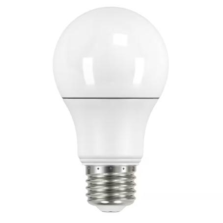 Light Bulb, LED, Standard A19, 9 Watt, Warm White, Non-Dimmable, 12/pkg, Electrimart
