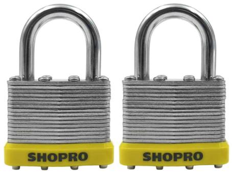 Padlock, Laminated Steel, 1-9/16