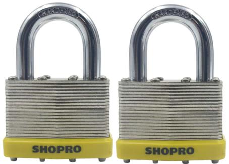 Padlock, Laminated Steel, 2