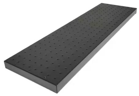 Steel Stair Tread, 11 in x 42 in, Pylex, BLACK