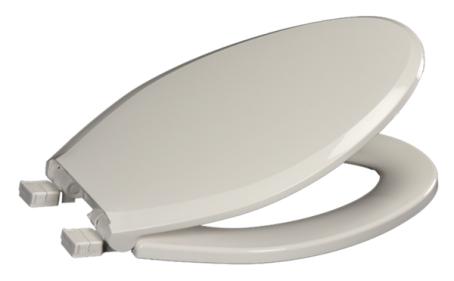 Toilet Seat, Round Bowl, WHITE, Centoco
