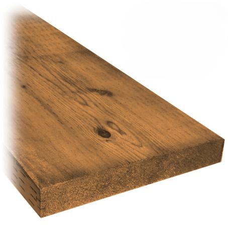Pressure Treated, Brown, 2
