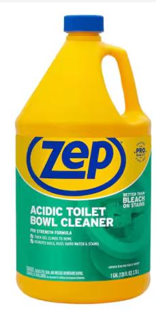 Toilet Bowl Cleaner, Acidic, 3.78L jug, ZEP