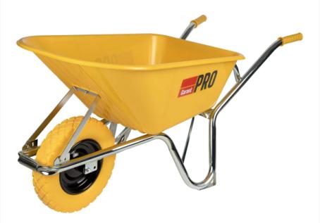 Wheelbarrow, Industrial-Duty, Poly Tray, 6 cu ft, Garant
