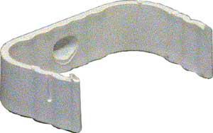 Eavestrough, Vinyl, White, DOWNPIPE CLIP, Snap-Seal, M0634