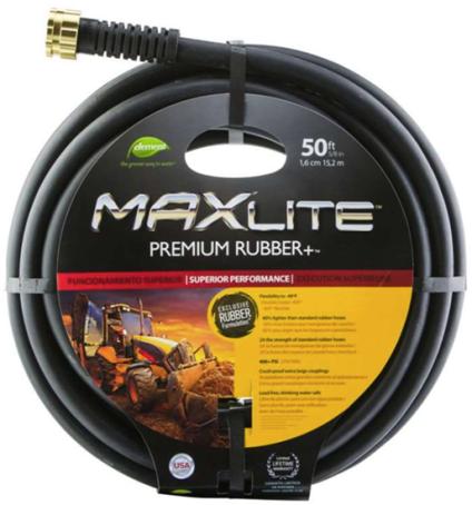 Garden Hose, Rubber, 5/8