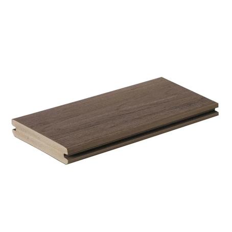 TimberTech, Advanced PVC, Landmark, AMERICAN WALNUT, Grooved Deckboard, 1.0
