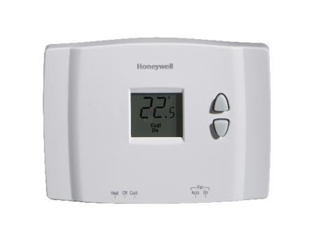 Thermostat, NON-Programmable Digital, Heat/Cool, Low Voltage, Honeywell RTH111B
