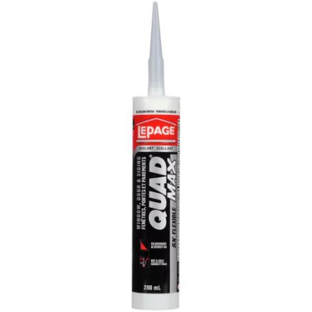 Caulking, Lepages Quad Max, #003 BLACK, LP ABYSS BLACK, 295ml