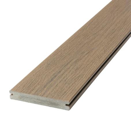 Deckorators, Composite, Vista, DUNEWOOD, Grooved Deckboard, 0.88