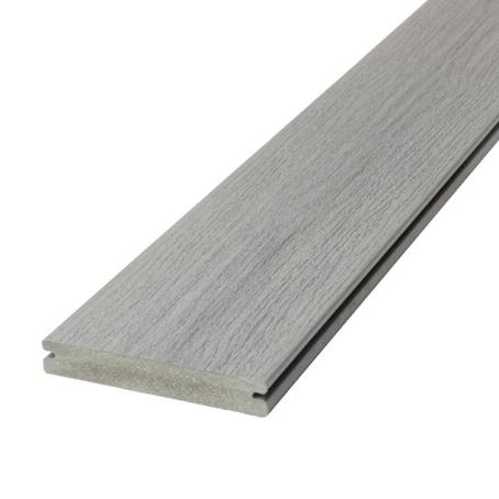 Deckorators, Composite, Vista, SILVERWOOD, Grooved Deckboard, 0.88