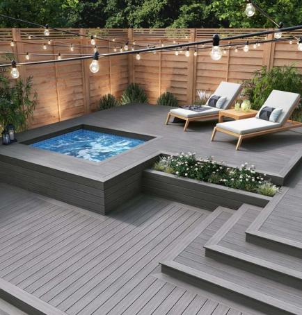Deckorators, Composite, Voyage, SIERRA, Narrow Grooved Deckboard, 0.88