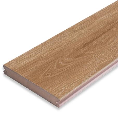 Eva-Last, Bamboo Foamed PVC, Pioneer, BARREL OAK, Grooved Deckboard, 0.826