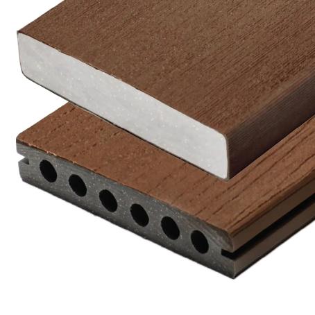 TruNorth, Enviroboard Solid Woodgrain, MOCHA, Grooved Deckboard, 1.0