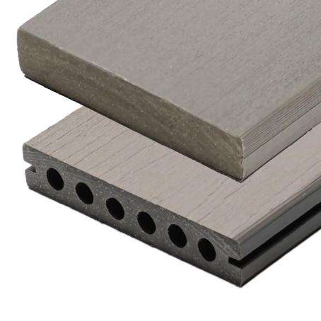 TruNorth, Enviroboard Solid Woodgrain, STONE GREY, Grooved Deckboard, 1.0