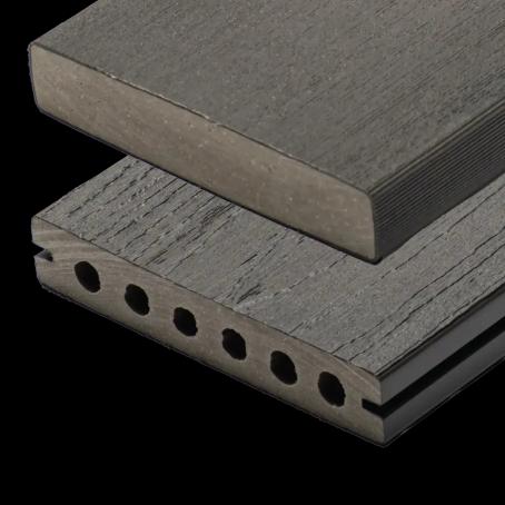 TruNorth, Enviroboard Variegated Brushed, ASH GREY, Grooved Deckboard, 1.0