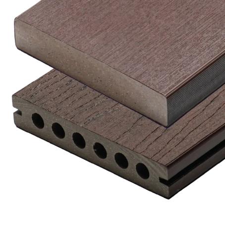TruNorth, Enviroboard Variegated Brushed, BRAZILIAN CHERRY, Grooved Deckboard, 1.0