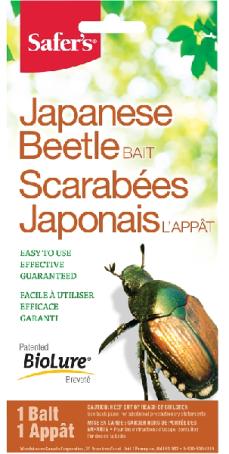 Japanese Beetle Trap Replacement Bait (only), 1/pkg, Safers 