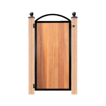 Gate Frame Kit, PRO6, BLACK Iron, 34-3/4