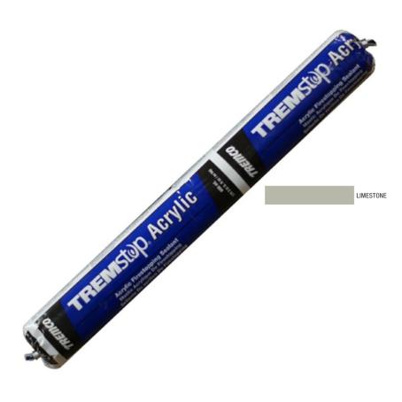 Caulking, Fire-Rated, Acrylic, LIMESTONE, 600ml Sausage, Tremco Tremstop, SPECIAL ORDER