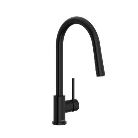 Kitchen Faucet, Single Lever Handle, with Pull-Out Spout, MATTE BLACK, Riobel JOLI