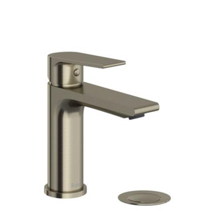 Lavatory Faucet, Single Lever Handle, with Pop-Up Drain, BRUSHED NICKEL, Riobel FRESK