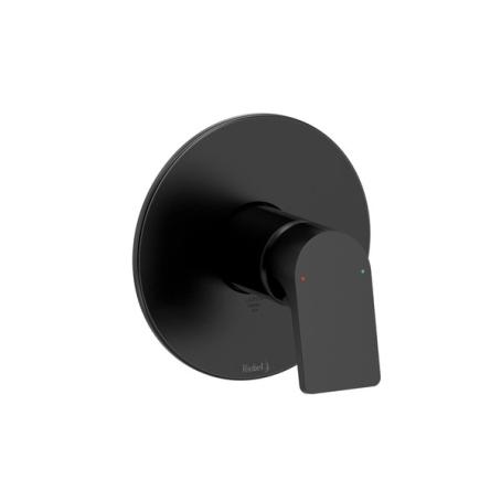 Shower Trim f/Valve, MATTE BLACK, Riobel ODE