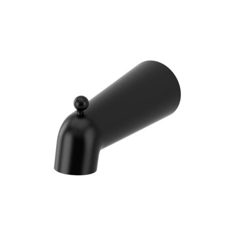 Tub Spout w/Diverter, MATTE BLACK, Riobel ODE