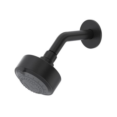 Shower Head & Arm, MATTE BLACK, Riobel ODE
