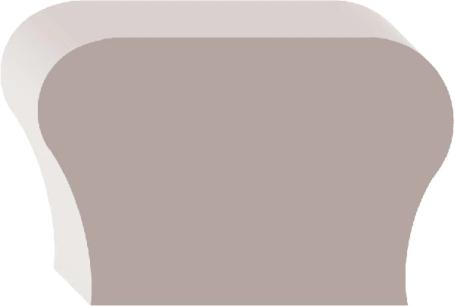 Handrail, Poplar, 1-3/4