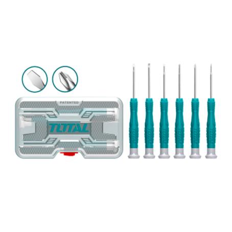 Precision Screwdriver Set, 6-Piece, Total Tools
