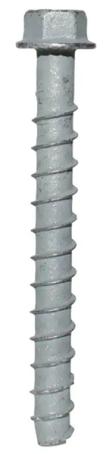 Screw Anchor, Hex Head, 1/2