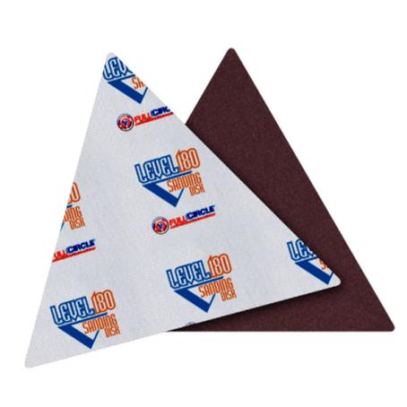 Sandpaper Triangles, #220 Grit, 5 Discs/pk, Trigon 180,  Full Circle