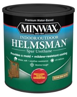 Spar Urethane, Interior/Exterior, Semi Gloss, 946 ml, Minwax Helmsman