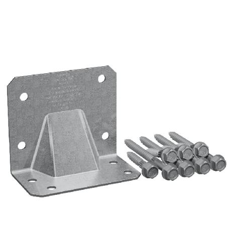 Hurricane Tie, Gusset Angle, Galvanized, 10 pcs incl Screws, Simpson