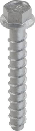 Screw Anchor, Hex Head, 5/8