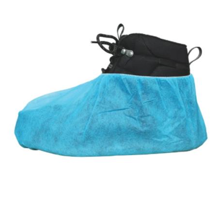 Shoe Covers, Poly BLUE, 3 pair/pkg, Bunzl