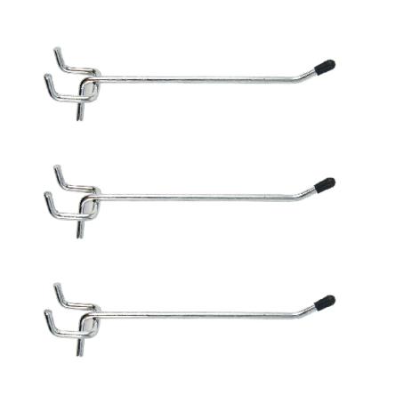 Pegboard Hook, 4-inch Single, 3/pkg, Stinson