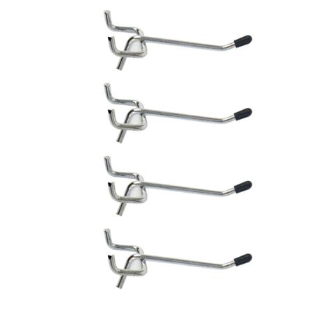 Pegboard Hook, 2-inch Single, 4/pkg, Stinson