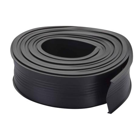 Garage Door Replacement Bottom Weatherstrip, Vinyl, 9 ft, BLACK, Climaloc