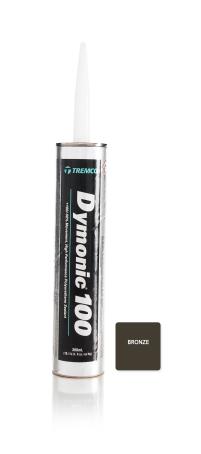 Caulking, Multi-Purpose, Urethane, BRONZE, 300ml Cartridge, Tremco Dymonic 100