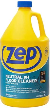 Vinyl Floor Cleaner, Neutral pH, 3.78 liter jug, ZEP